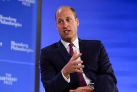 Britain's Prince William addresses the Earthshot Prize Innovation Summit in New York City on September 19. EPA