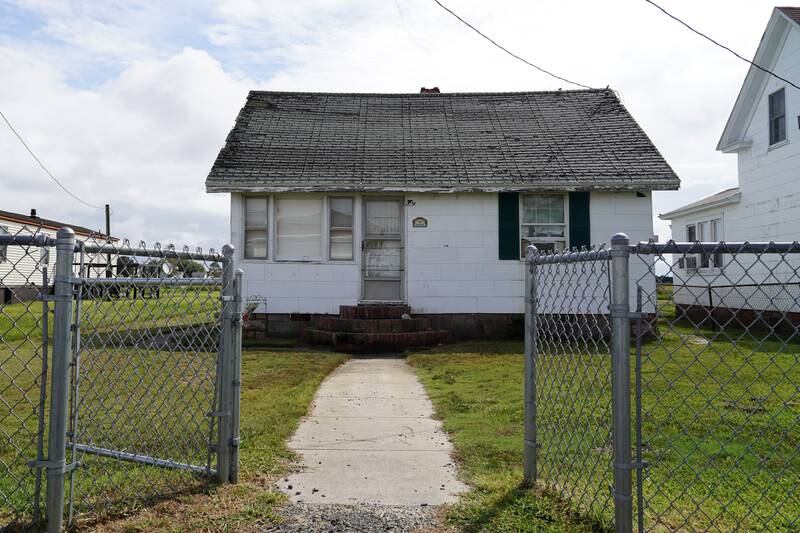 A small house on Tangier Island. 
