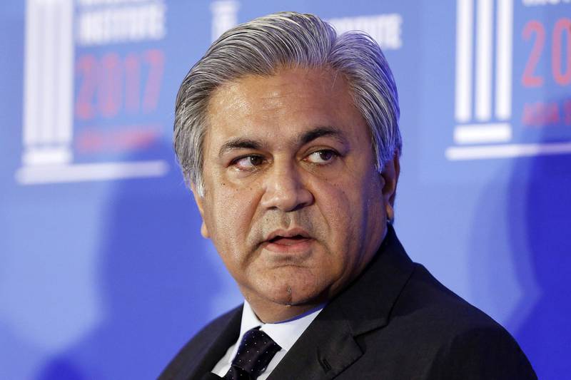 Arif Naqvi, chief executive officer of Abraaj Capital Ltd., speaks at the Milken Institute Asia Summit in Singapore, on Friday, Sept. 15, 2017. The conference concludes today. Photographer: Vivek Prakash/Bloomberg