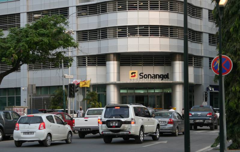 The head office of Angola's state oil company Sonangol in the capital Luanda. The company reported a net loss of $4.1 billion in 2020.  Reuters/ Ed Cropley