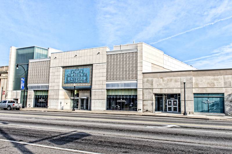 The Arab American National Museum at 13624 Michigan Avenue, Dearborn, Michigan, the demographic and cultural heart of the Arab community in the United States.