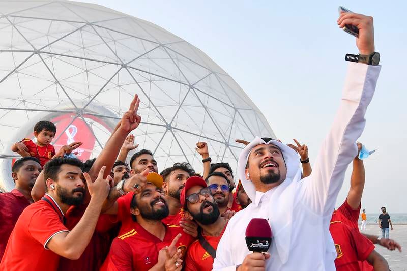Football fans are starting the countdown to the first World Cup in the Middle East.