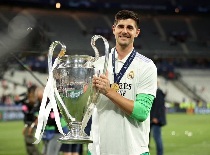 GOALKEEPER: Real Madrid's Thibaut Courtois was named in the Uefa Champions League Team of the Season. Reuters