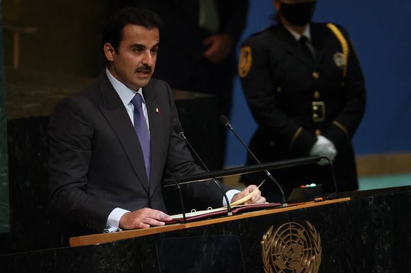 Qatari Emir Sheikh Tamim says that the international community had failed to hold the war criminals in Syria accountable. Reuters