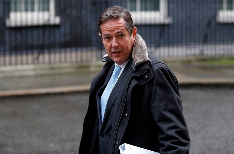 Barclays' former chief executive Jes Staley at 10 Downing Street in London, 2018. Reuters