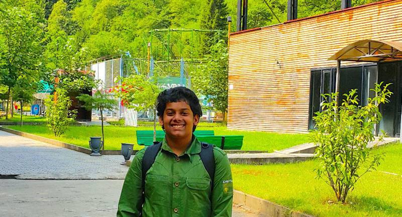 Santhana Gopalakrishnan, a 12th grader in Abu Dhabi, wants to pursue higher studies in India to train as a doctor. Courtesy: Santhana Gopalakrishnan
