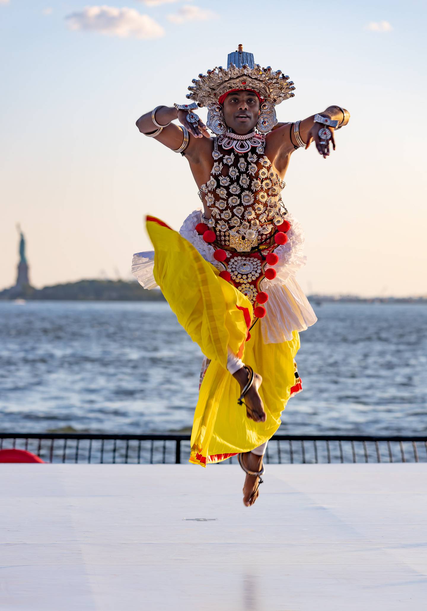 Sri Lankan dancer Danuka Ariyawansa. Photo: Claudio Rodriguez
