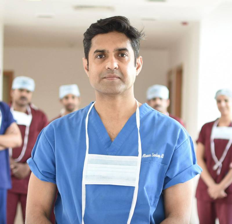 Dr Sandeep Attawar, one of India's leading organ transplant surgeons, will lead the new unit at Burjeel Medical City. Courtesy: MediGlobus