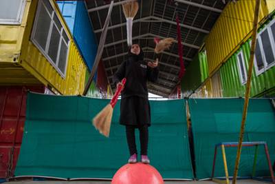 Rabia, 15, has become Afghanistan's best juggler and now competes and performs internationally. 