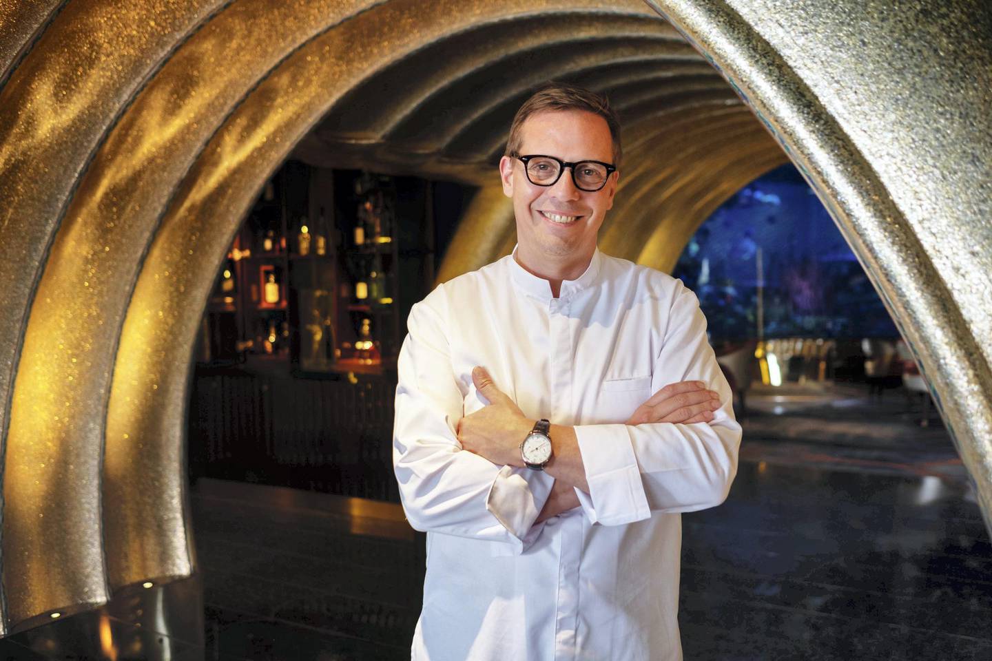 Chef Kasper Kurdahl takes the helm at the Burj Al Arab's flagship Al Mahara restaurant. Courtesy: Jumeirah Group