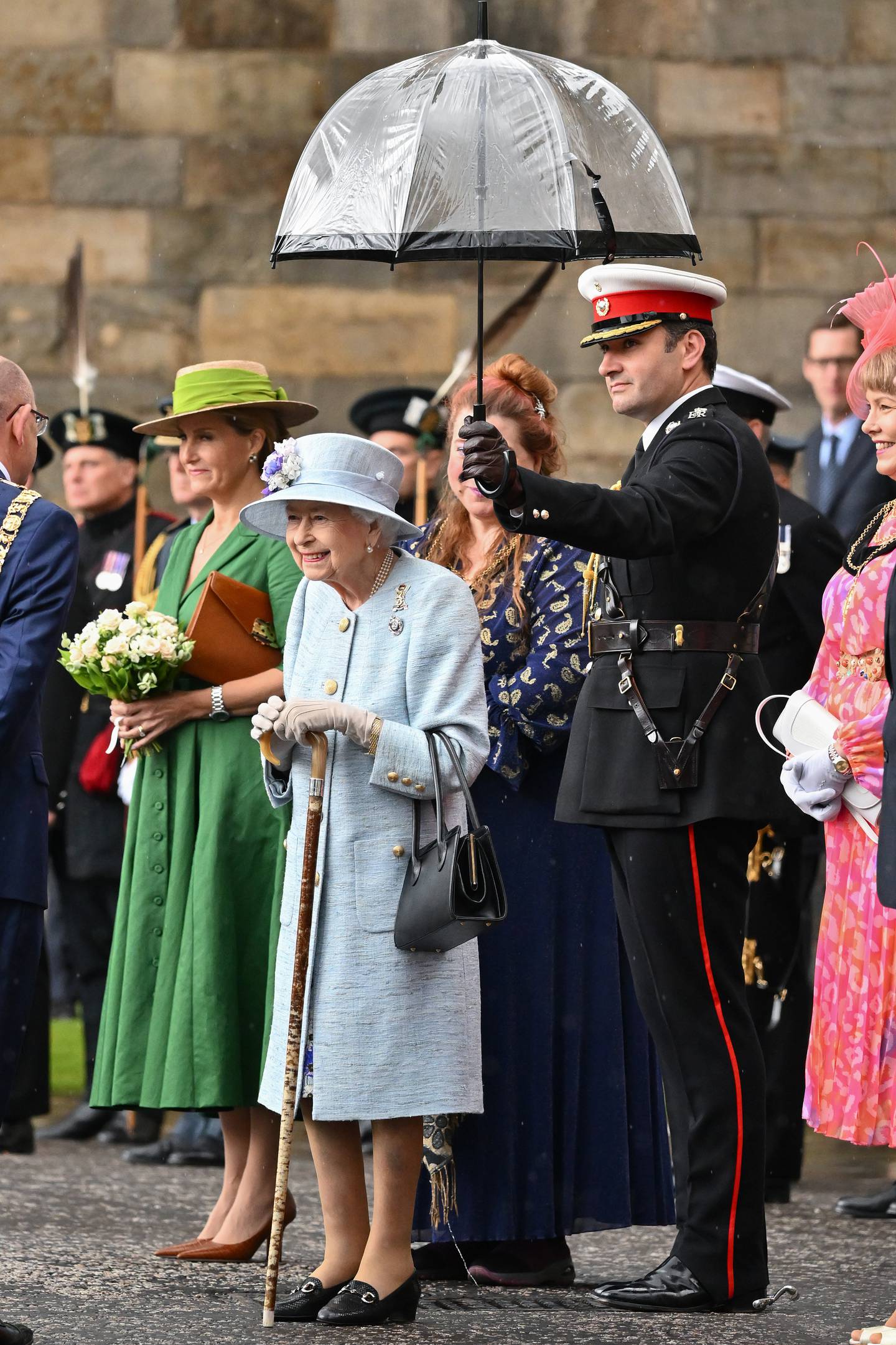 Queen Elizabeth II in Edinburgh, Scotland. Getty Images