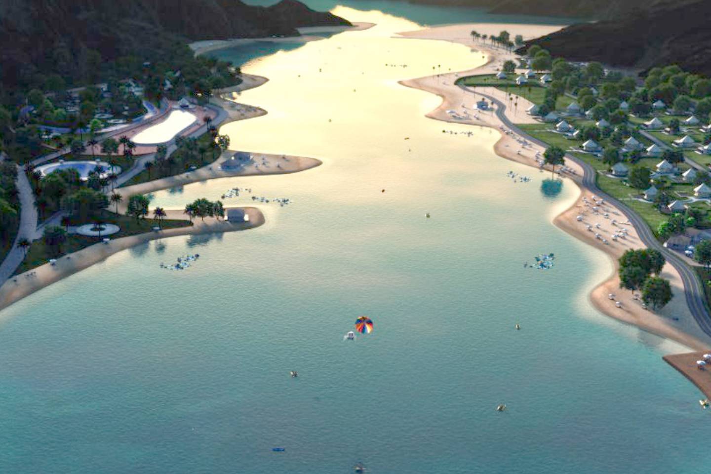 Sheikh Mohammed bin Rashid unveils Hatta's beach and mountain railway plan