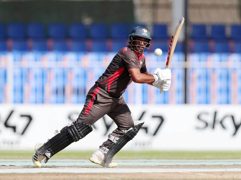 The UAE's Asif Khan top-scored with an unbeaten 81. 