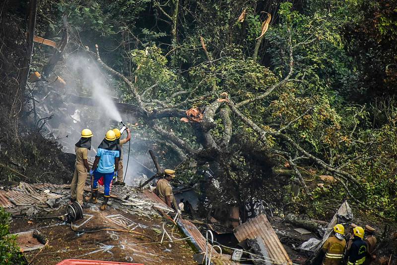 The sole survivor of the crash, a captain working at the DSSC, was being treated for his injuries at a nearby military hospital, the air force said.  AFP