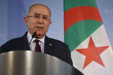Former Algerian foreign minister Ramtane Lamamra had been widely-tipped to take over the role from Ghassan Salame. AFP