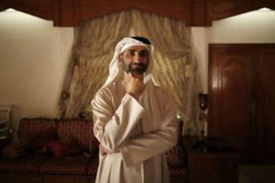 Sheikh Abdul Aziz bin Ali Al-Nuaimi is at his happiest when talking to young people.
