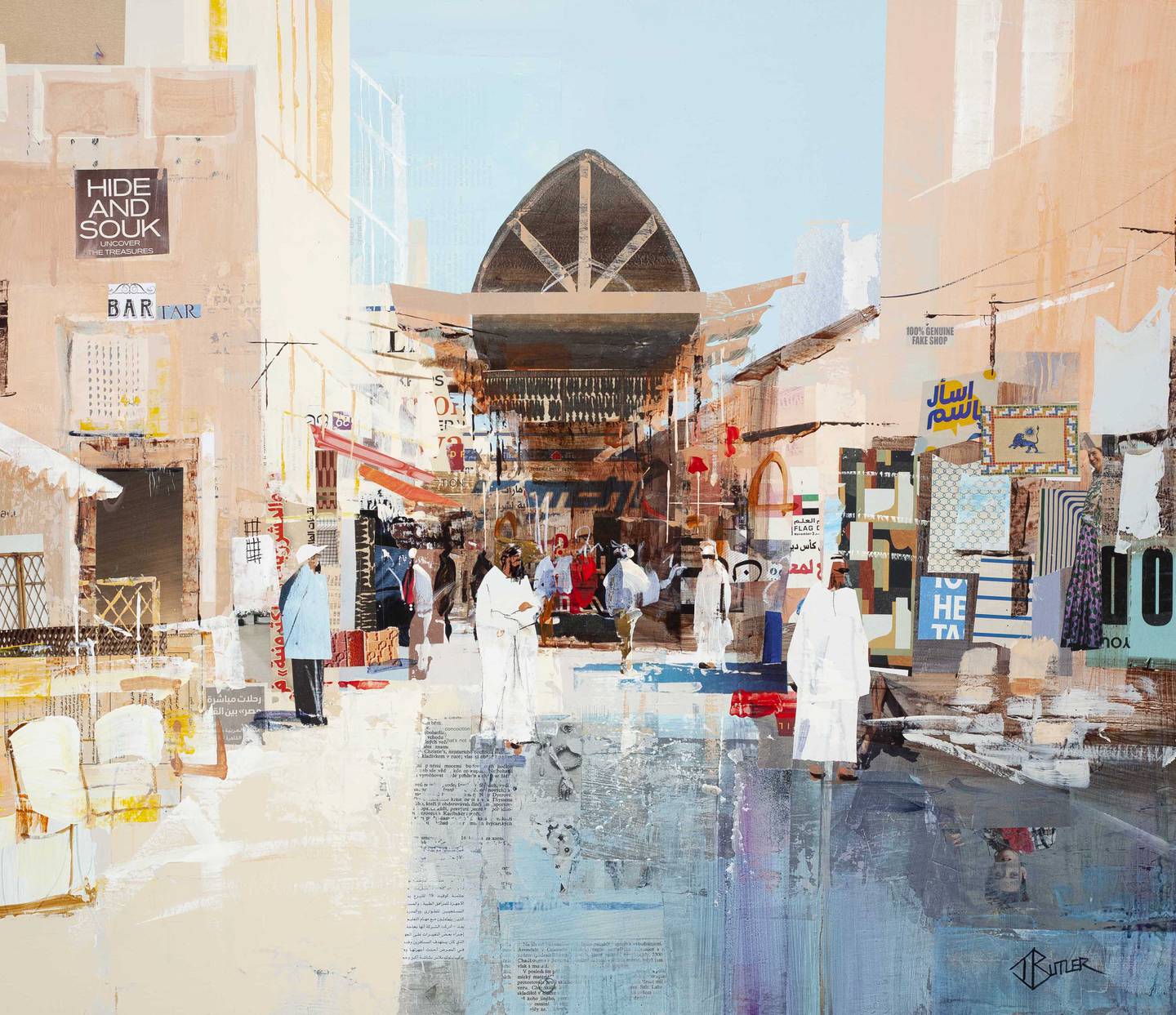 'Hide and Souk' by Tom Butler. Photo: Mestaria Gallery