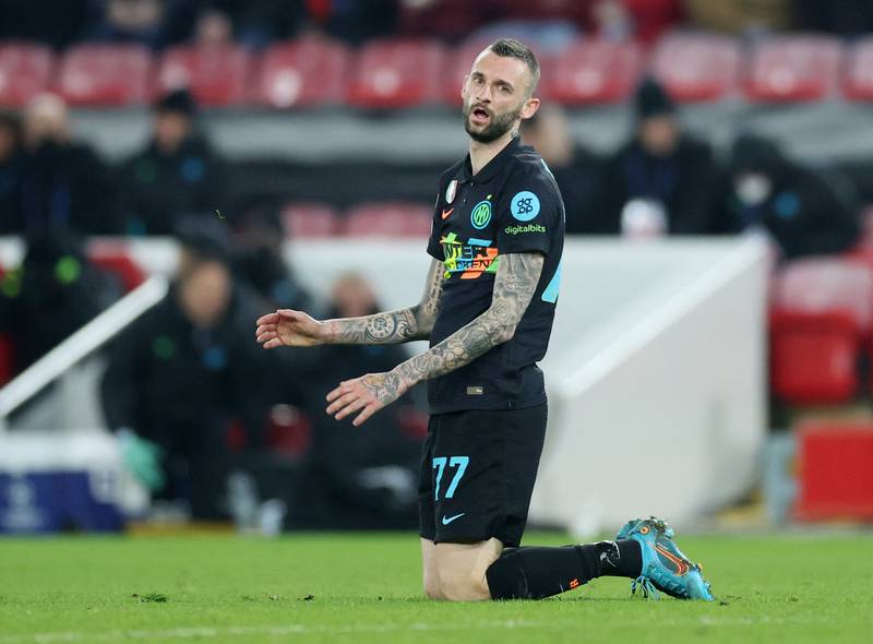 Marcelo Brozovic – 5. The Croat sat deep and helped shield the defence. His passing could have been better and his impact on the game was limited. He was replaced by Gagliardini in the 75th minute. Reuters