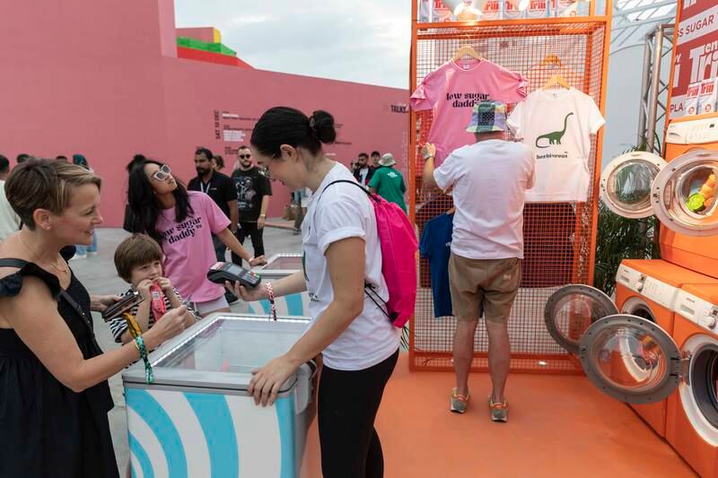 A funky ice cream outlet at Sole DXB