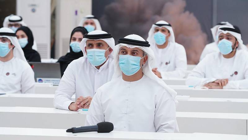 Ahmad Al Falasi, chairman of the UAE Space Agency, thanked Emirati personnel for their efforts and achievements