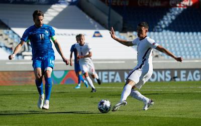 Phil Foden - 6: On his England debut, the gifted Manchester City midfielder made a very bright start, with a couple of excellent through-balls. Against a well marshalled Iceland, more of that was needed, but his influence  faded. Reuters