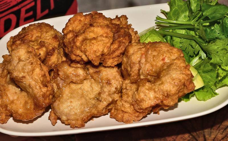 Jay Fai's tod mun goong, or deep-fried shrimp cakes. Courtesy Ronan O'Connell