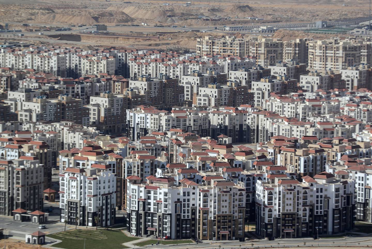 Residential buildings in Egypt's New Administrative Capital. Reuters. 