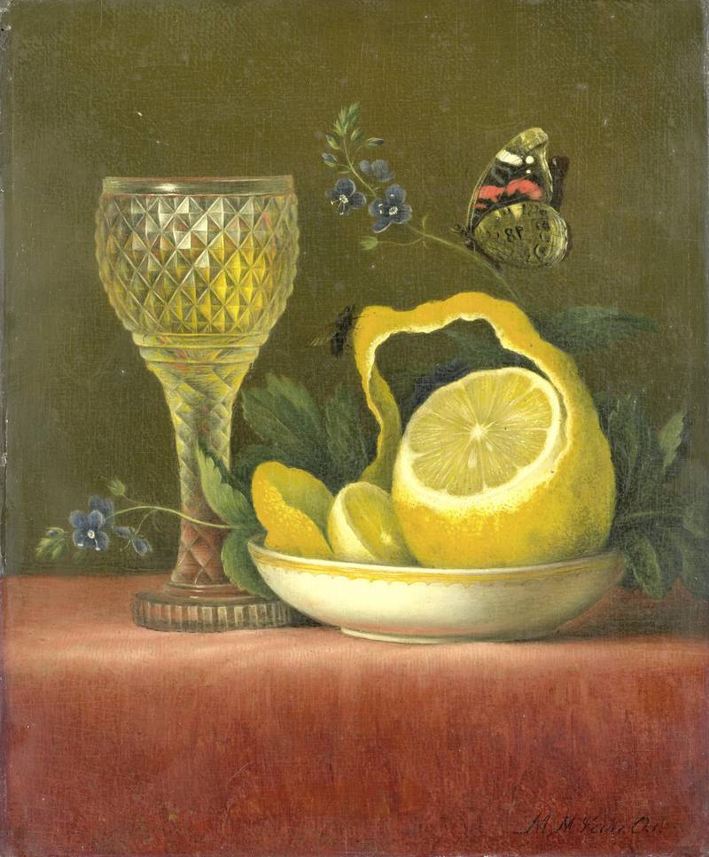 Still Life with Lemon and Cut Glass, Maria Margaretha van Os, 1823 - 1826. Rijksmuseum