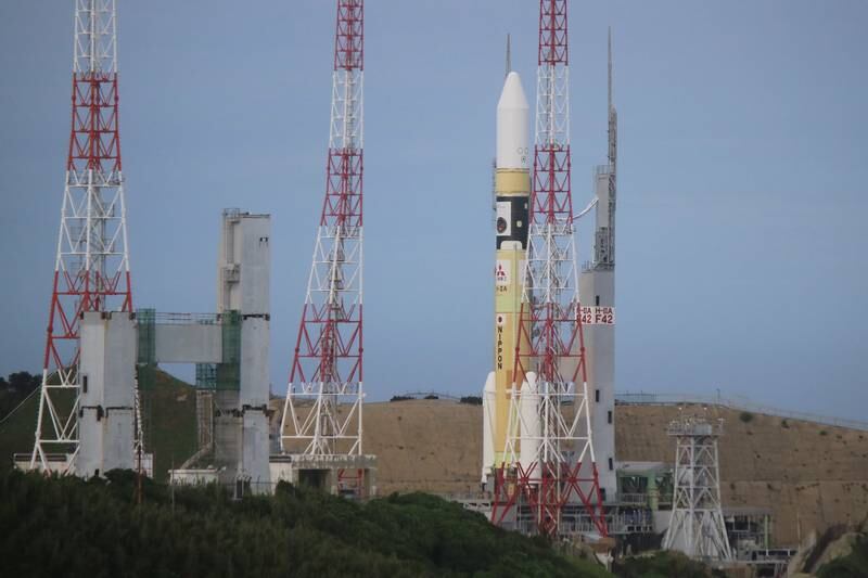 Rocket carrying Hope probe to space has arrived at launch pad in Tanegashima island, Japan. Courtesy: Yoshiaki Sakita