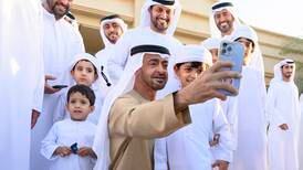 Emirati poet and family honoured by President Sheikh Mohamed's surprise visit