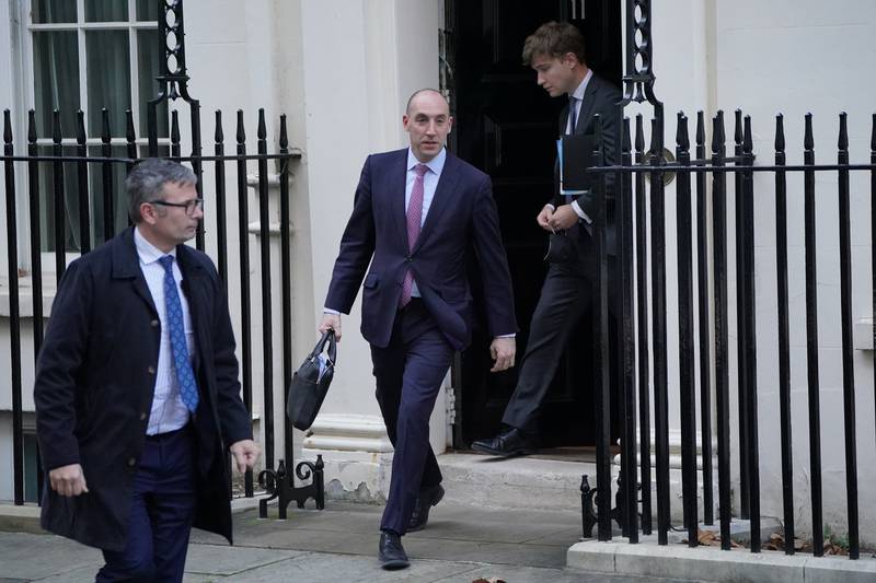 UK Prime Minister Boris Johnson’s inner circle has been hit after five aides quit Downing Street. Chief of Staff Dan Rosenfield, above, resigned. PA