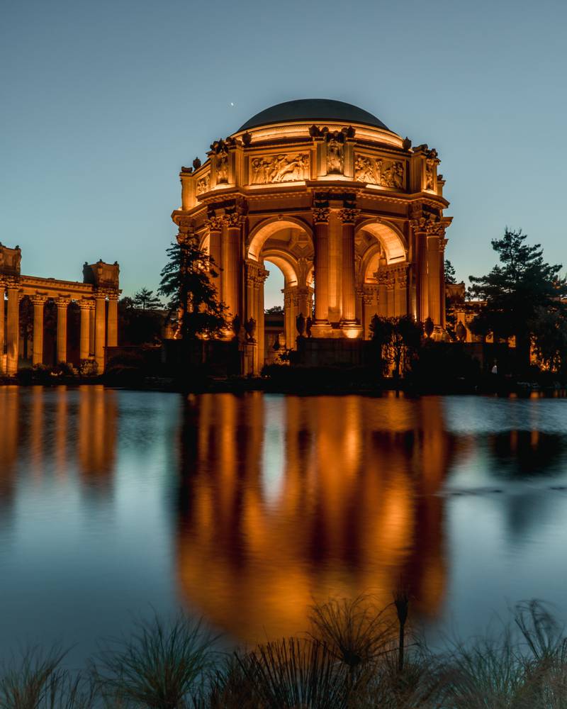 The Palace of Fine Arts, San Francisco, was built for the 1915 Panama-Pacific International Expo. Photo: Rich Hay