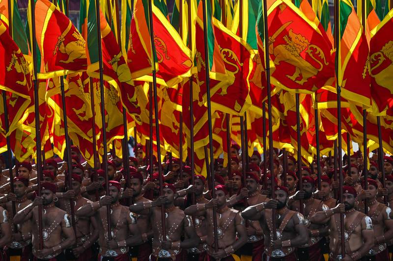 Sri Lankan army soldiers. AFP