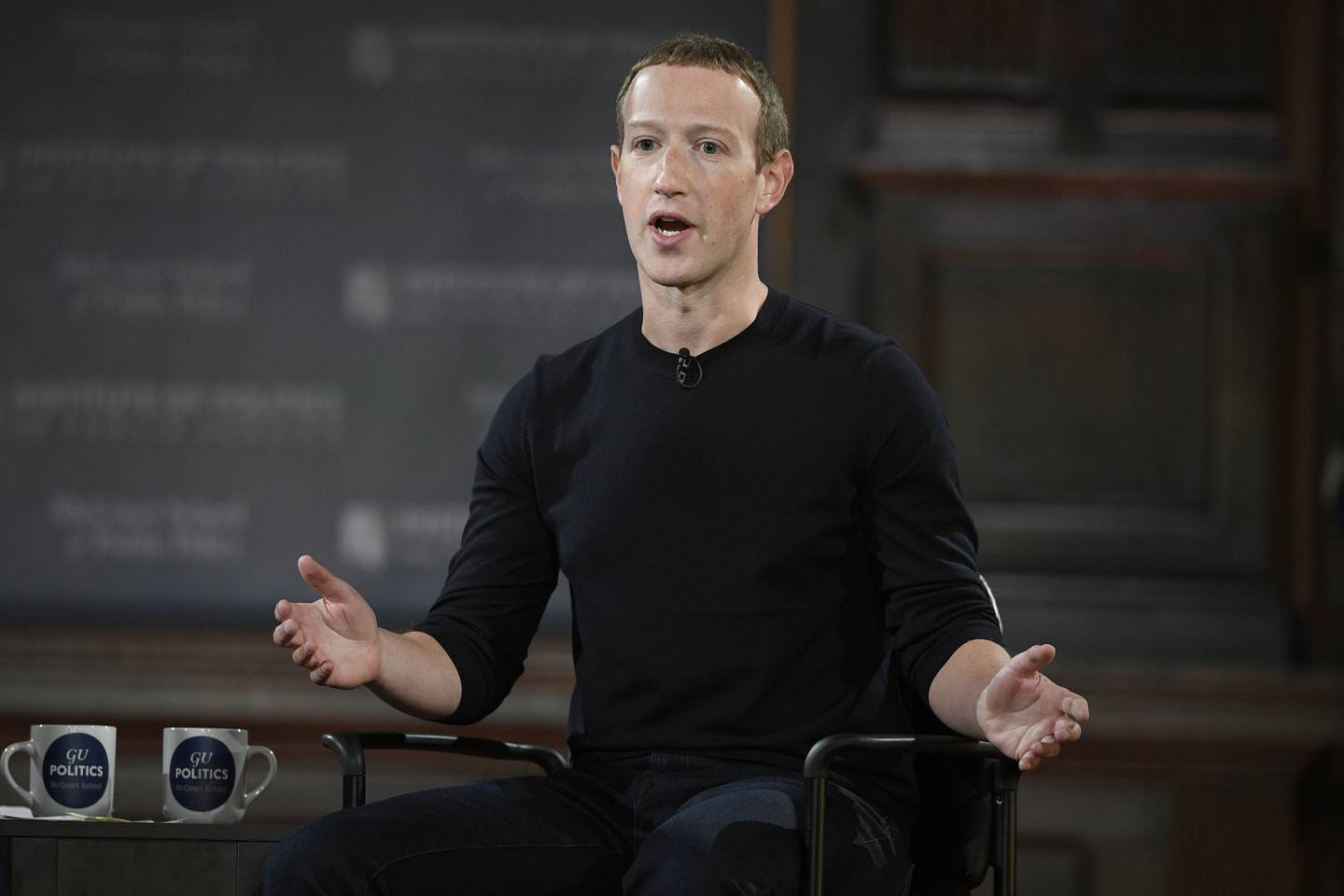 Meta-Gründer und Geschäftsführer Mark Zuckerberg.  AP