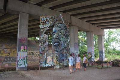 Artwork on the Atlanta Beltline. Photo by Rosemary Behan