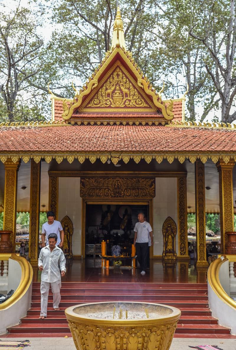 Preah Ang Chek Preah Ang Chorm Shrine is home to two 1,000-year-old statues. Photo: Ronan O'Connell