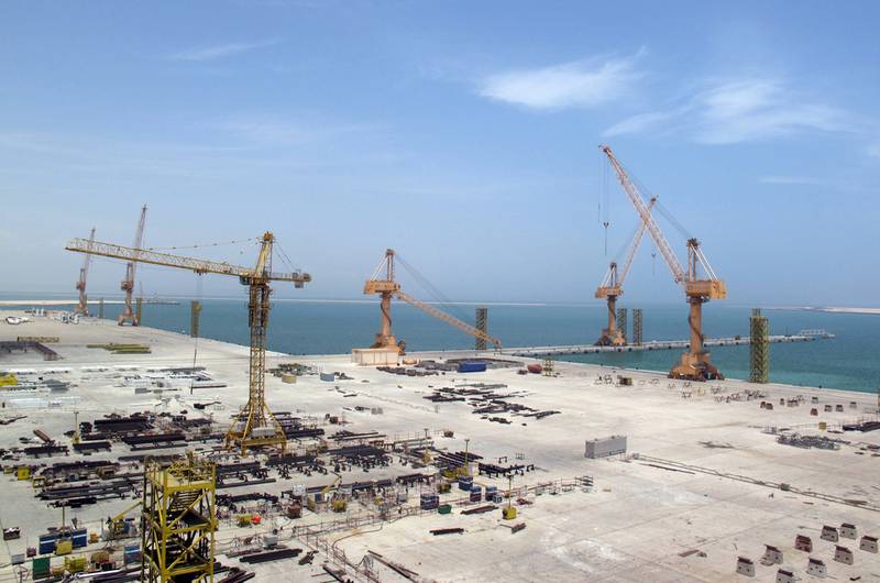 Saudi Arabia said it would invest US$120 million (Dh44.7m) in the development of Oman's Duqm port into a major industrial hub. Fatma Alarimi / Reuters
