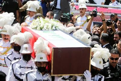 His funeral took place at the headquarters of the writers' association in central Baghdad. Reuters