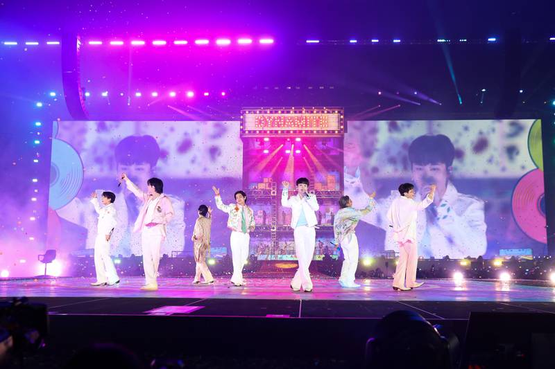 BTS have embarked on a four-day residency in Las Vegas with their Permission To Dance On Stage show. All Photos: BigHit Music