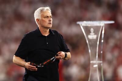 Jose Mourinho gave his runners-up medal to a Roma fan after the Europa League final defeat to Sevilla. AFP