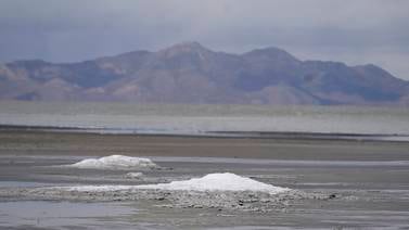 An image that illustrates this article US Great Salt Lake hits new historic low for second time in a year