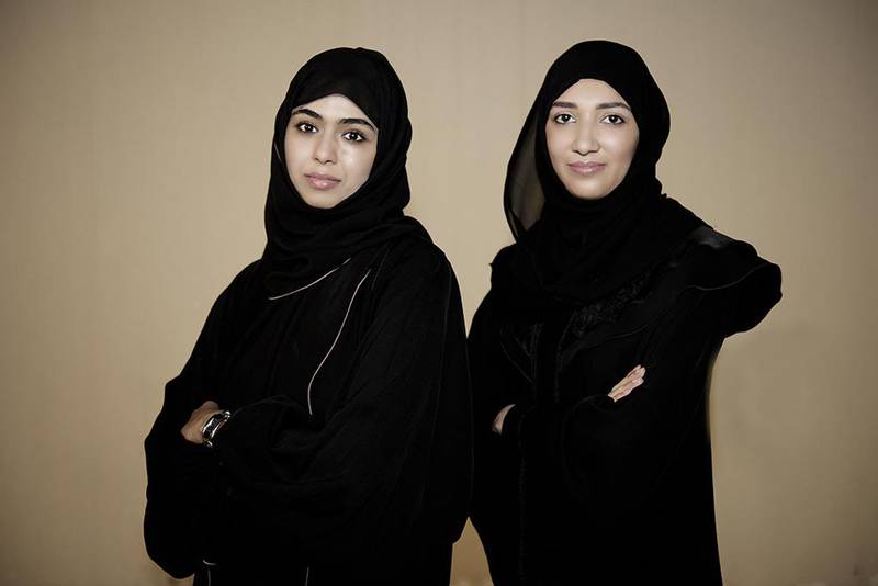 Wafa Al Katheeri and Amal Al Kuwaiti, Takatof Emirati Volunteers who took part in Expo 2015 in Milan. Vidhyaa for The National