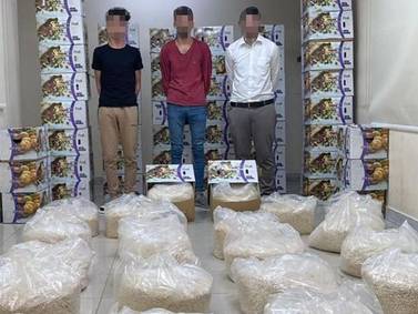 Abu Dhabi Police seize two million Captagon tablets hidden in dried apricot boxes