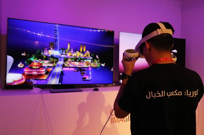 Fans can enjoy a virtual experience at the exhibition