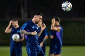 Messi takes part in training as Argentina prepare for clash with Australia
