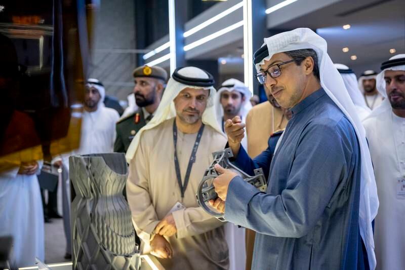 Sheikh Mansour tours Idex