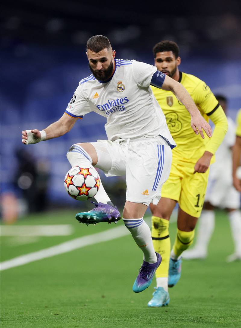 Karim Benzema 8. Man of the moment, he hit a 10th minute free-kick over, then saw a volley deflected over on 22 minutes. Booked after catching Silva with a high boot. Mis-hit a 53rd minute shot when he really needed to have an influence on the game. Headed against the bar on 65 and looked floored. Then he got the tie-clinching goal. Action Images
