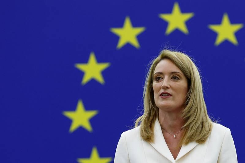 Roberta Metsola becomes the first Maltese politician to hold such a senior role in European politics. Reuters