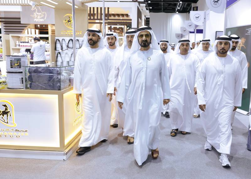Sheikh Mohammed said the prestigious event highlighted the UAE's status as a leading equestrian hub.