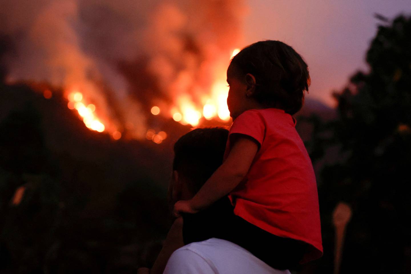 Wildfires in Tenerife force the evacuation of about 4,500 people